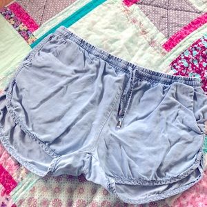 Denim shorts